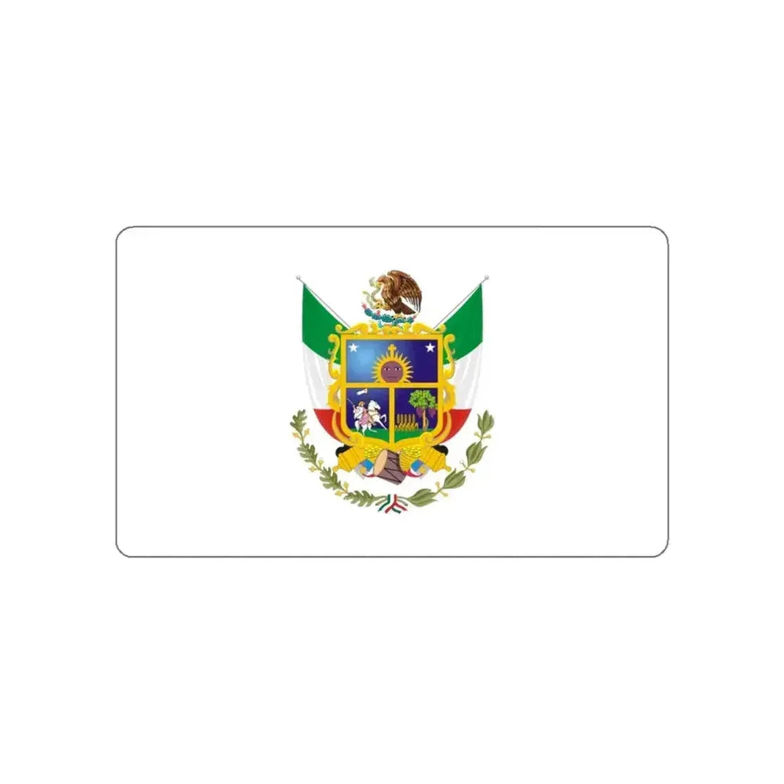 Flag of Queretaro Mexico STICKER Vinyl Die-Cut Decal - The Sticker Space
