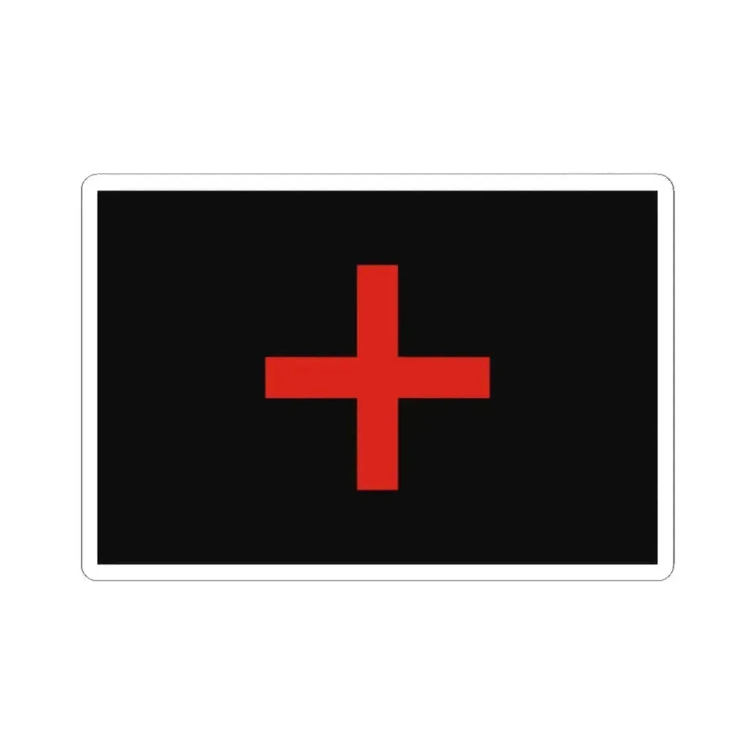 Flag of Quiroga 3 (Argentina) STICKER Vinyl Kiss-Cut Decal 2 Inch White - The Sticker Space