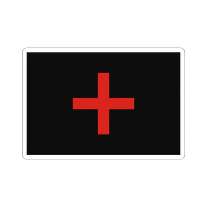 Flag of Quiroga 3 (Argentina) STICKER Vinyl Kiss-Cut Decal 4 Inch White - The Sticker Space