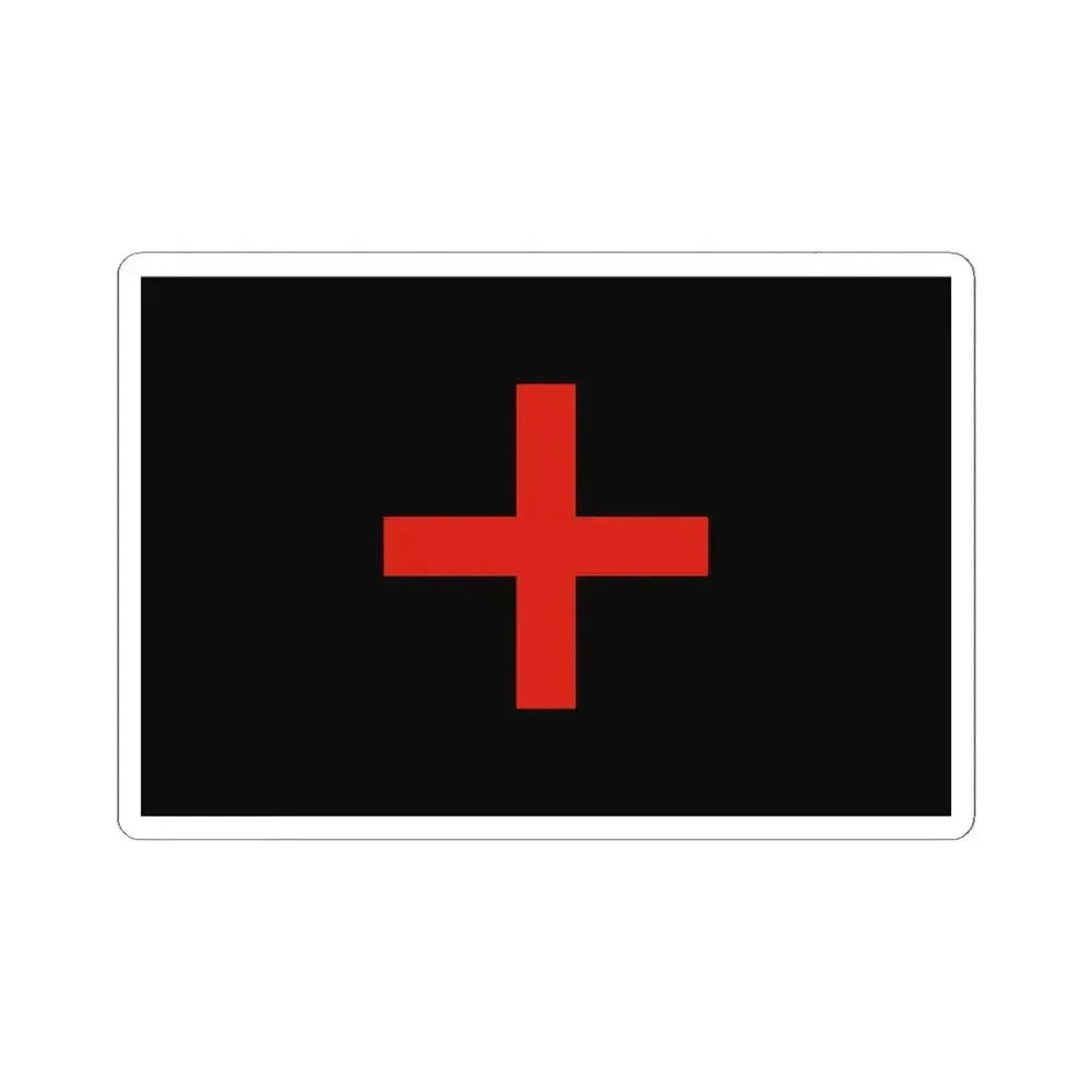 Flag of Quiroga 3 (Argentina) STICKER Vinyl Kiss-Cut Decal 6 Inch White - The Sticker Space