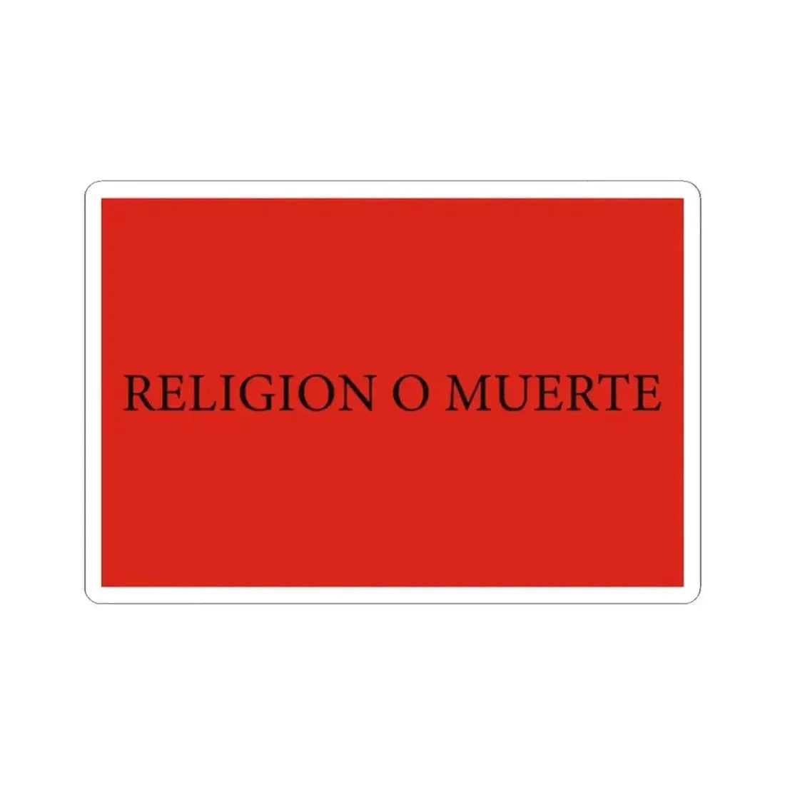 Flag of Quiroga 4 (Argentina) STICKER Vinyl Kiss-Cut Decal 2 Inch White - The Sticker Space