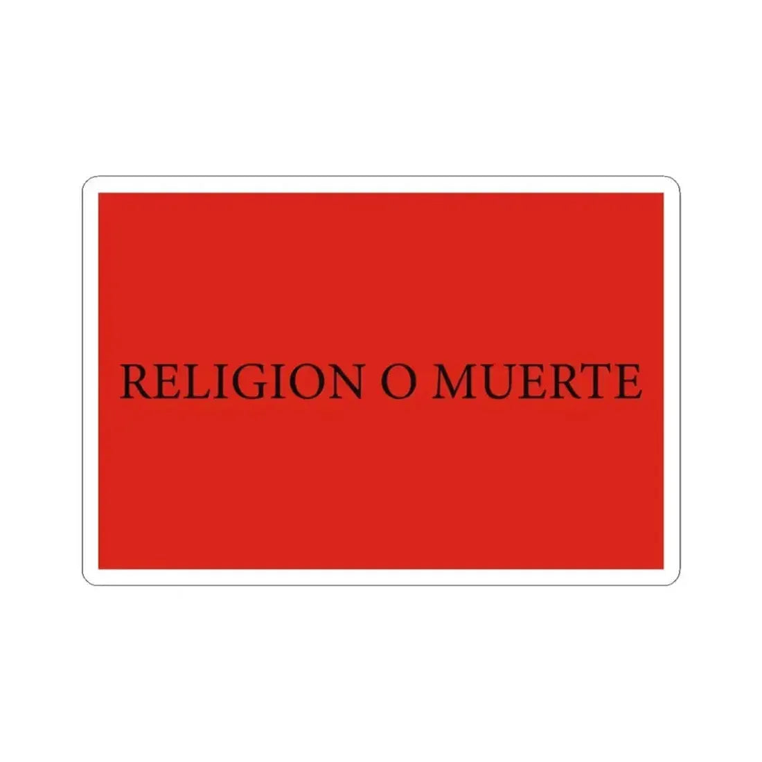 Flag of Quiroga 4 (Argentina) STICKER Vinyl Kiss-Cut Decal 3 Inch White - The Sticker Space