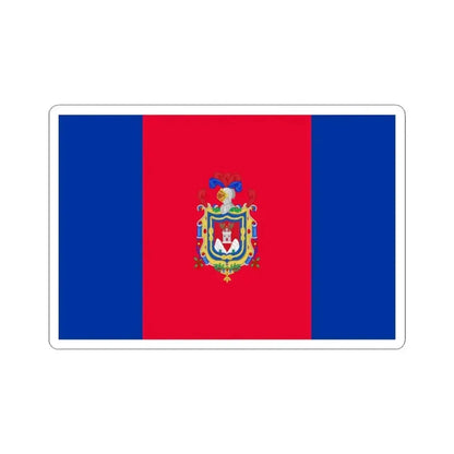 Flag of Quito (Ecuador) STICKER Vinyl Kiss-Cut Decal 3 Inch White - The Sticker Space