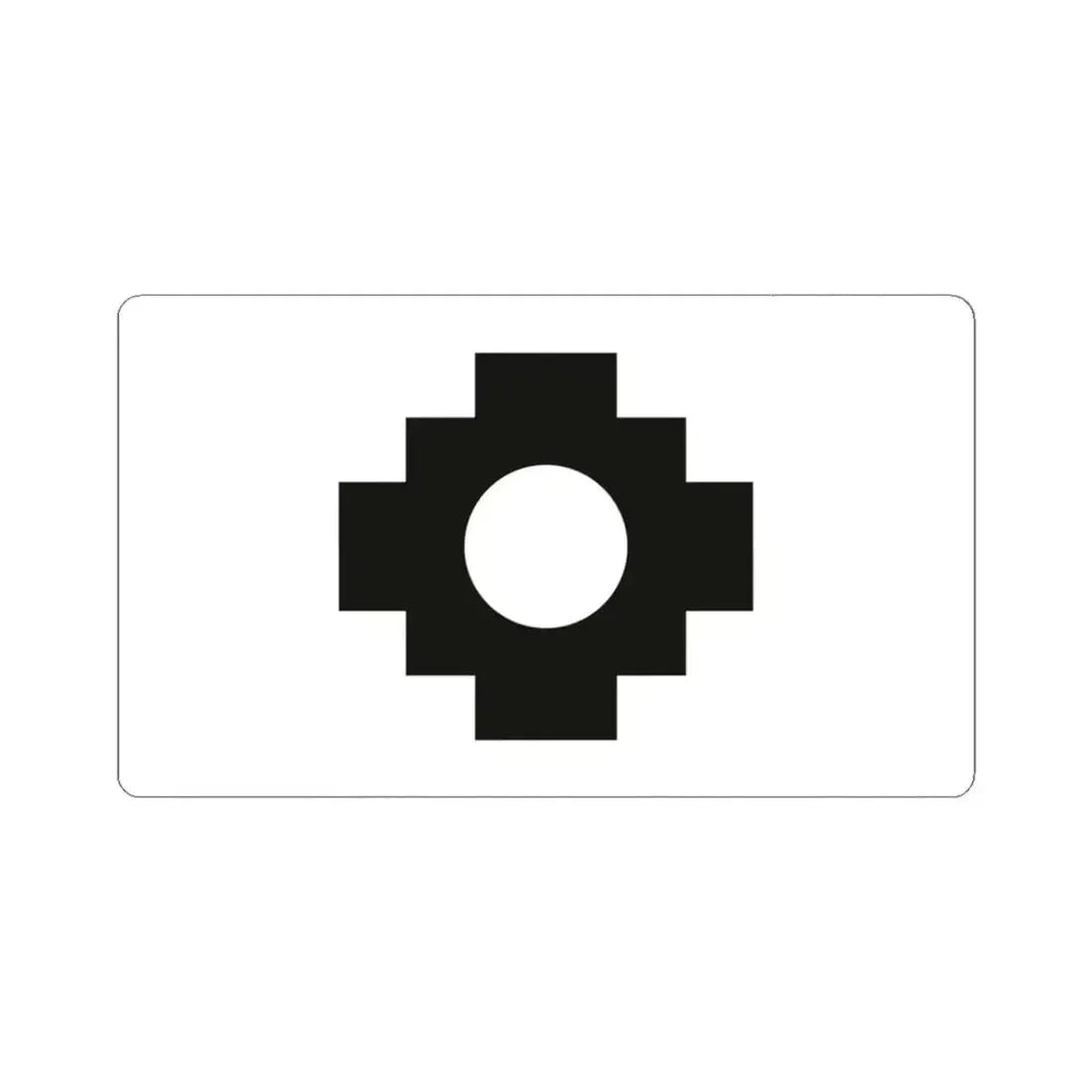 Flag of Qulla - STICKER Vinyl Kiss-Cut Decal 3 Inch White - The Sticker Space