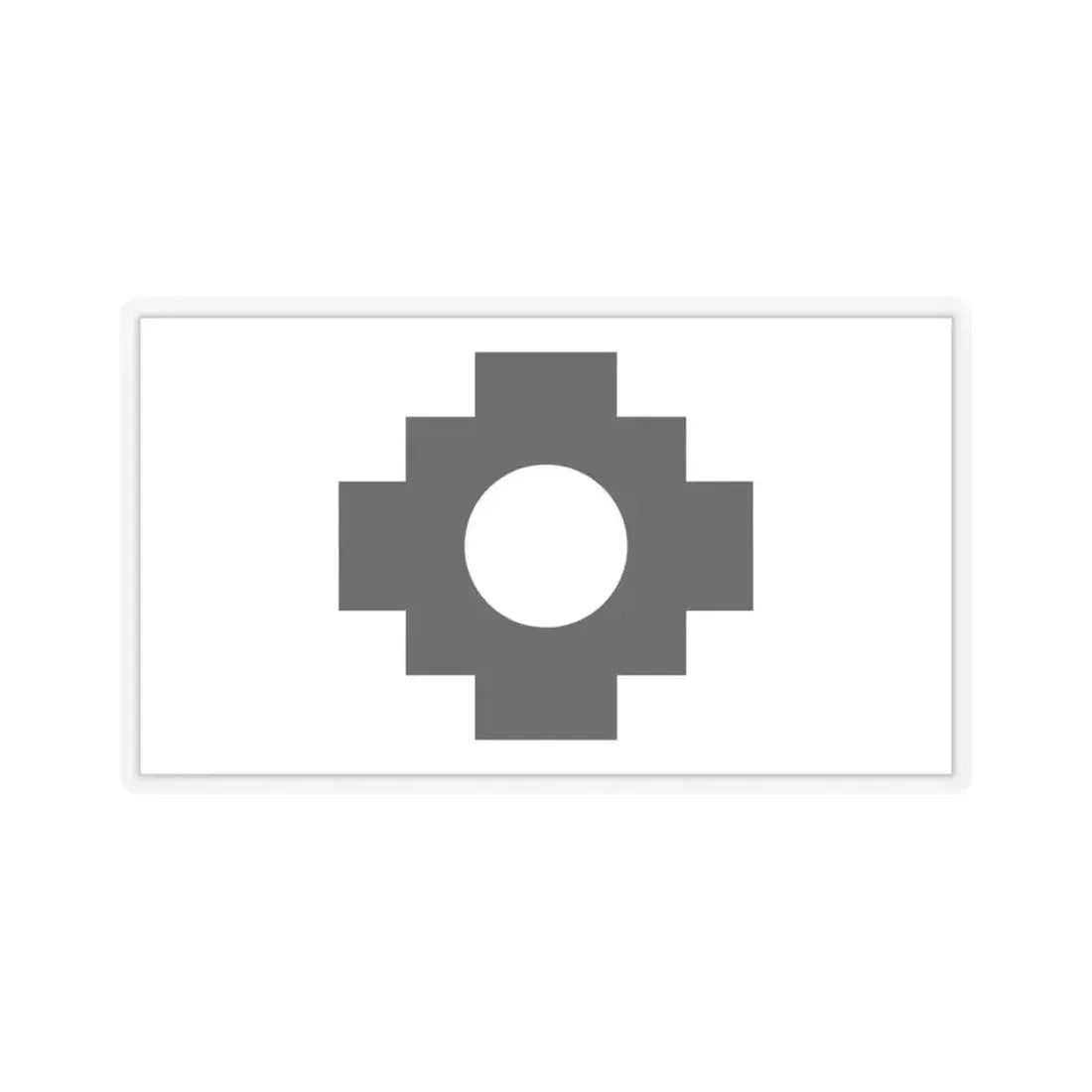 Flag of Qulla - STICKER Vinyl Kiss-Cut Decal 4 Inch Transparent - The Sticker Space