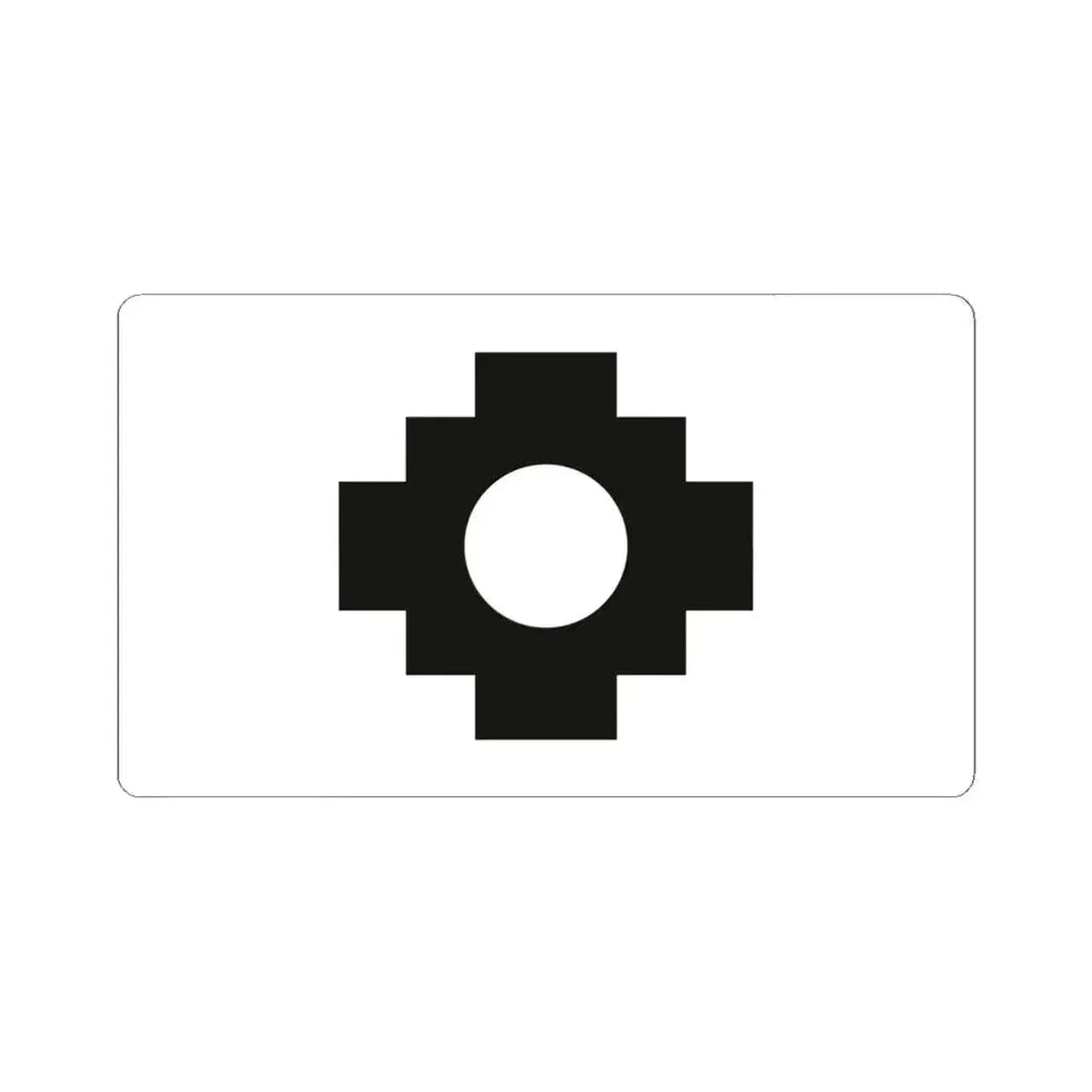 Flag of Qulla - STICKER Vinyl Kiss-Cut Decal 4 Inch White - The Sticker Space