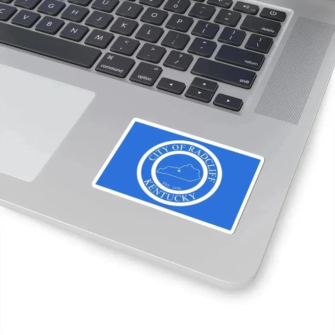 Flag of Radcliff Kentucky (United States) STICKER Vinyl Kiss-Cut Decal - The Sticker Space