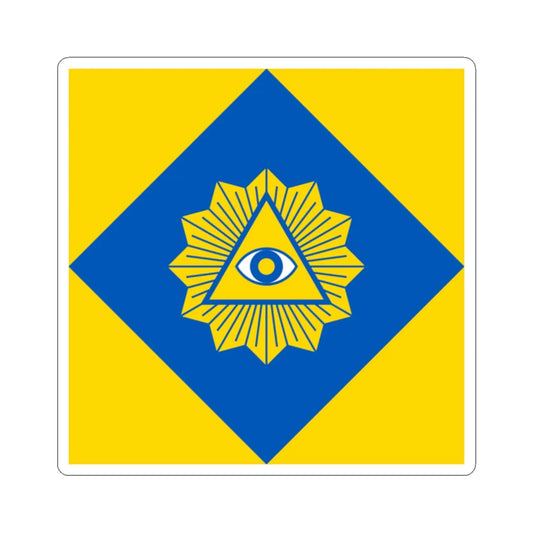 Flag of Radekhiv (Ukraine) STICKER Vinyl Kiss-Cut Decal 2 Inch White - The Sticker Space