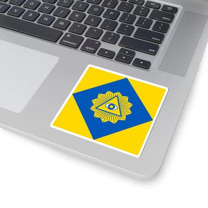 Flag of Radekhiv (Ukraine) STICKER Vinyl Kiss-Cut Decal - The Sticker Space