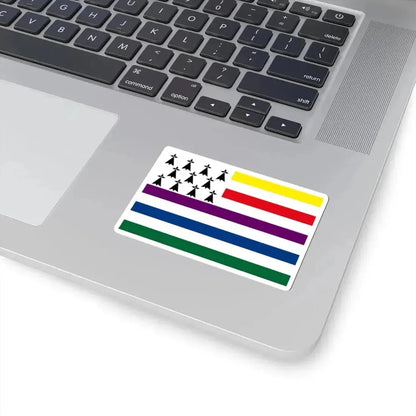 Flag of Raga Breizh (Belgium) STICKER Vinyl Kiss-Cut Decal - The Sticker Space