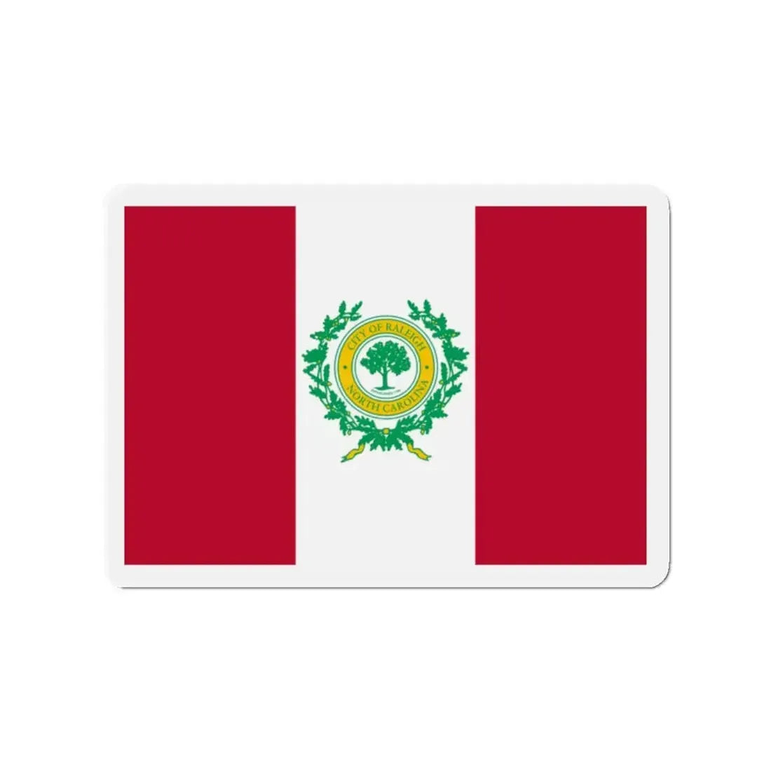 Flag of Raleigh North Carolina - Refrigerator Magnet 2 Inch - The Sticker Space