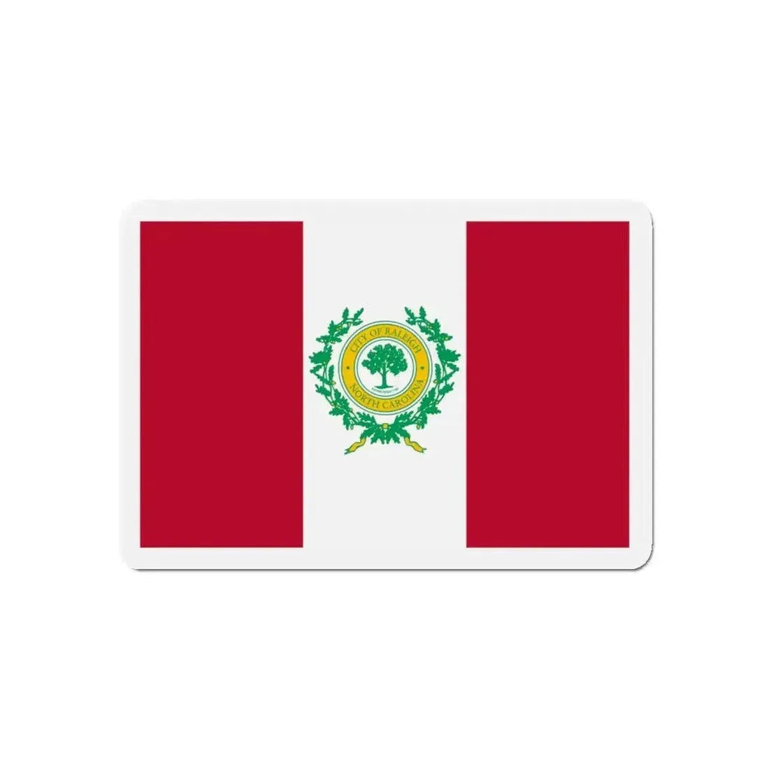 Flag of Raleigh North Carolina - Refrigerator Magnet - The Sticker Space
