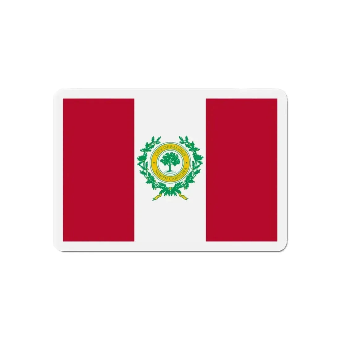 Flag of Raleigh North Carolina - Refrigerator Magnet - The Sticker Space