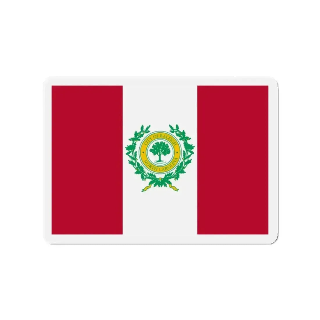 Flag of Raleigh North Carolina - Refrigerator Magnet - The Sticker Space