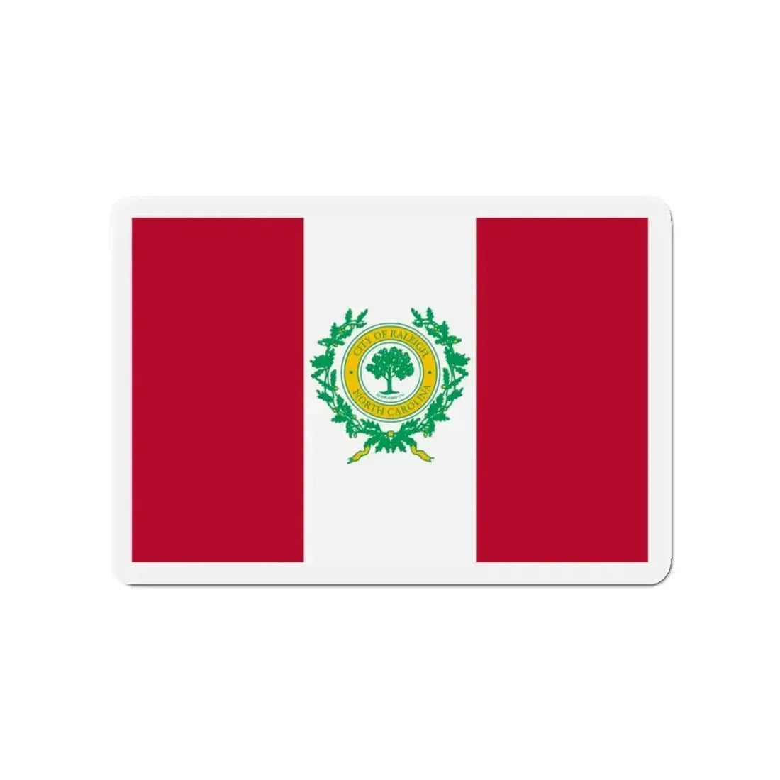 Flag of Raleigh North Carolina - Refrigerator Magnet - The Sticker Space