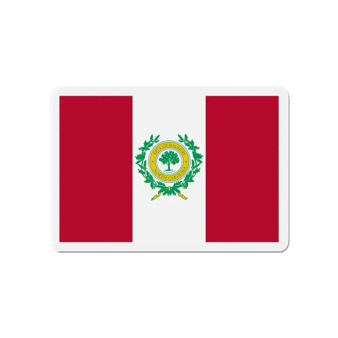 Flag of Raleigh North Carolina - Refrigerator Magnet - The Sticker Space