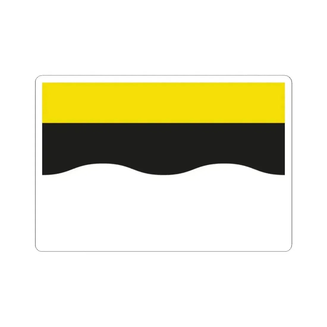 Flag of Ramillies Belgium (Belgium) STICKER Vinyl Kiss-Cut Decal 2 Inch White - The Sticker Space