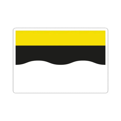 Flag of Ramillies Belgium (Belgium) STICKER Vinyl Kiss-Cut Decal 3 Inch White - The Sticker Space