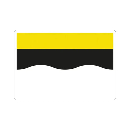 Flag of Ramillies Belgium (Belgium) STICKER Vinyl Kiss-Cut Decal 4 Inch White - The Sticker Space