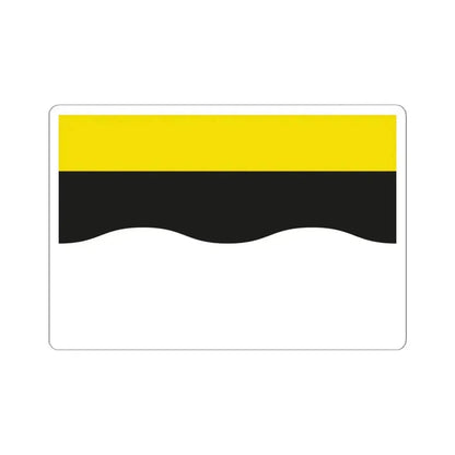Flag of Ramillies Belgium (Belgium) STICKER Vinyl Kiss-Cut Decal 6 Inch White - The Sticker Space