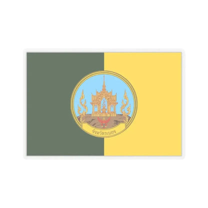 Flag of Ranong Province Thailand - STICKER Vinyl Kiss-Cut Decal 3 Inch Transparent - The Sticker Space