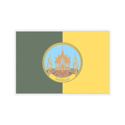 Flag of Ranong Province Thailand - STICKER Vinyl Kiss-Cut Decal 6 Inch Transparent - The Sticker Space