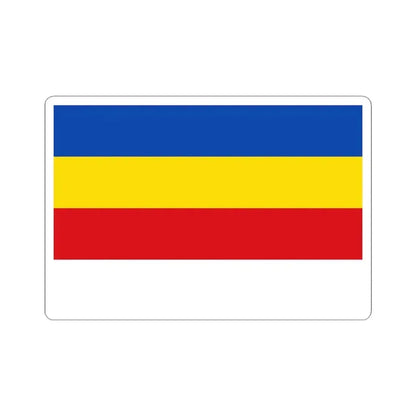 Flag of Ranst (Belgium) STICKER Vinyl Kiss-Cut Decal 4 Inch White - The Sticker Space