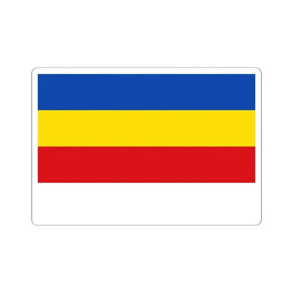 Flag of Ranst (Belgium) STICKER Vinyl Kiss-Cut Decal 6 Inch White - The Sticker Space
