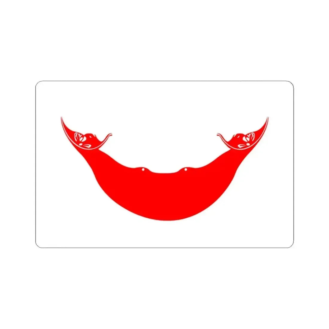 Flag of Rapa Nui Chile (Chile) STICKER Vinyl Kiss-Cut Decal 3 Inch White - The Sticker Space