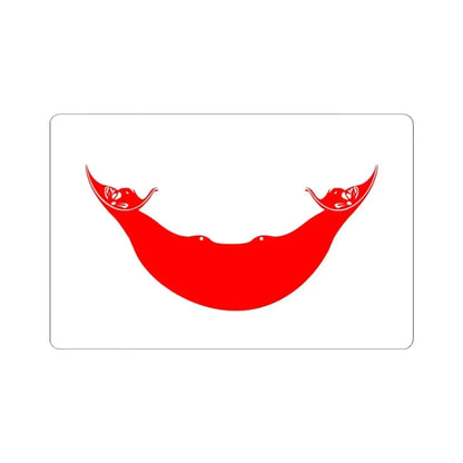 Flag of Rapa Nui Chile (Chile) STICKER Vinyl Kiss-Cut Decal 4 Inch White - The Sticker Space