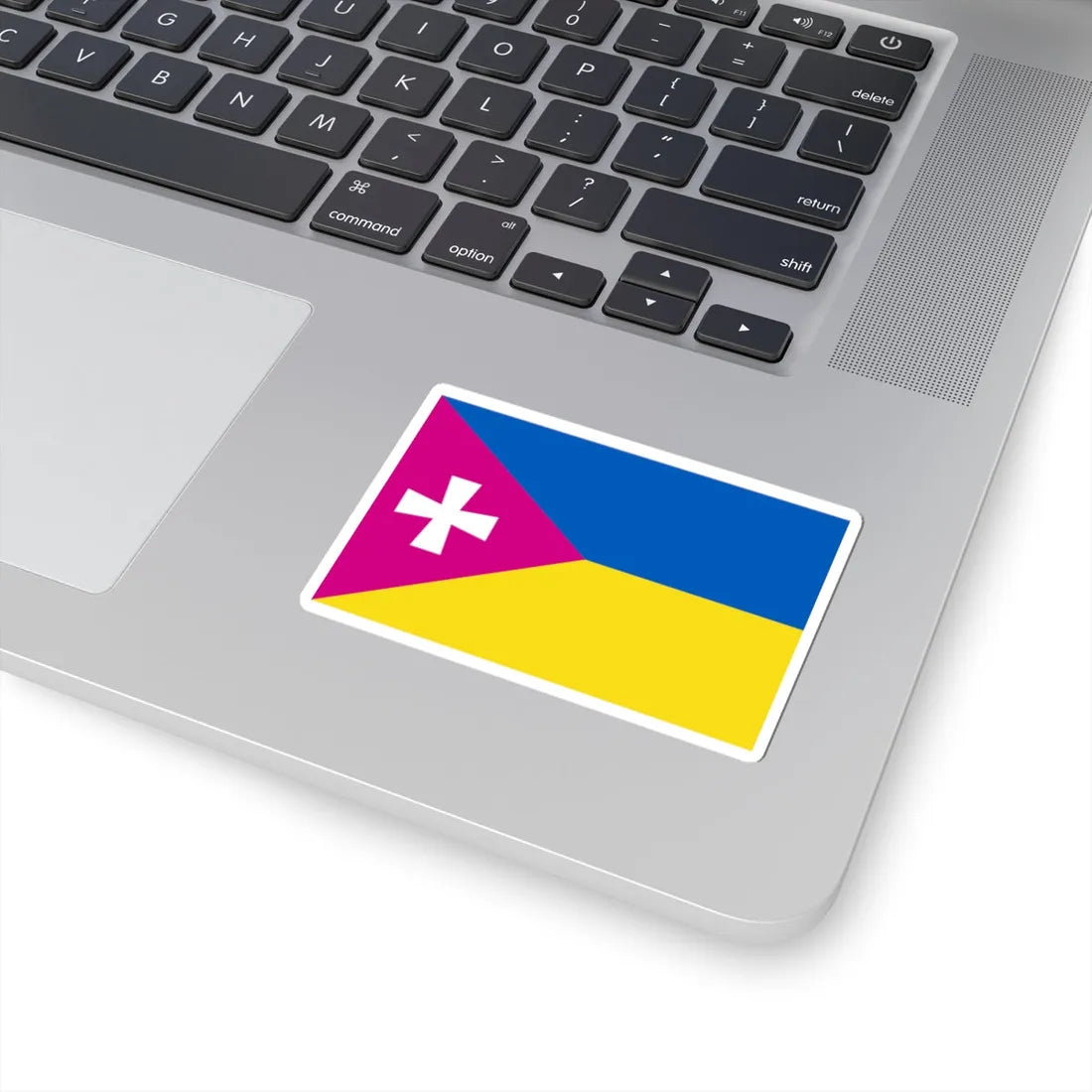 Flag of Raspberry Ukraine 2014 (Ukraine) STICKER Vinyl Kiss-Cut Decal - The Sticker Space
