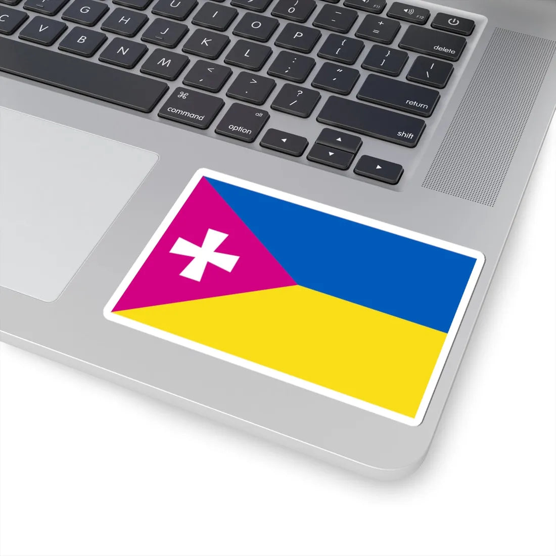 Flag of Raspberry Ukraine 2014 (Ukraine) STICKER Vinyl Kiss-Cut Decal - The Sticker Space