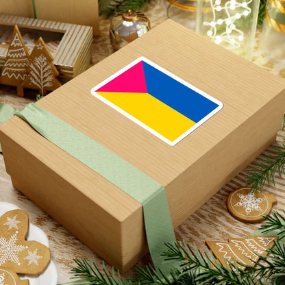 Flag of Raspberry Ukraine (Ukraine) STICKER Vinyl Kiss-Cut Decal - The Sticker Space