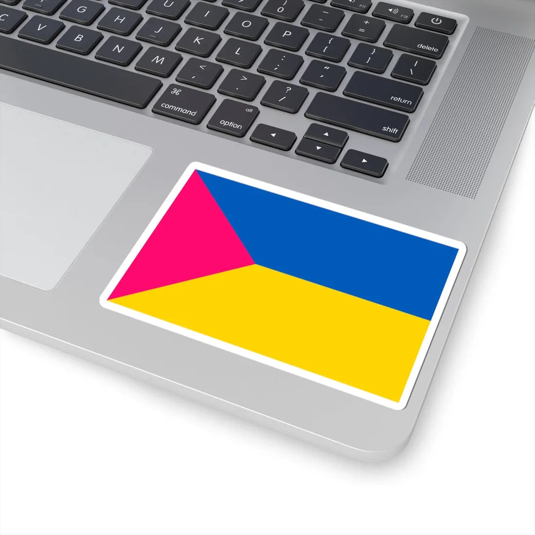 Flag of Raspberry Ukraine (Ukraine) STICKER Vinyl Kiss-Cut Decal - The Sticker Space