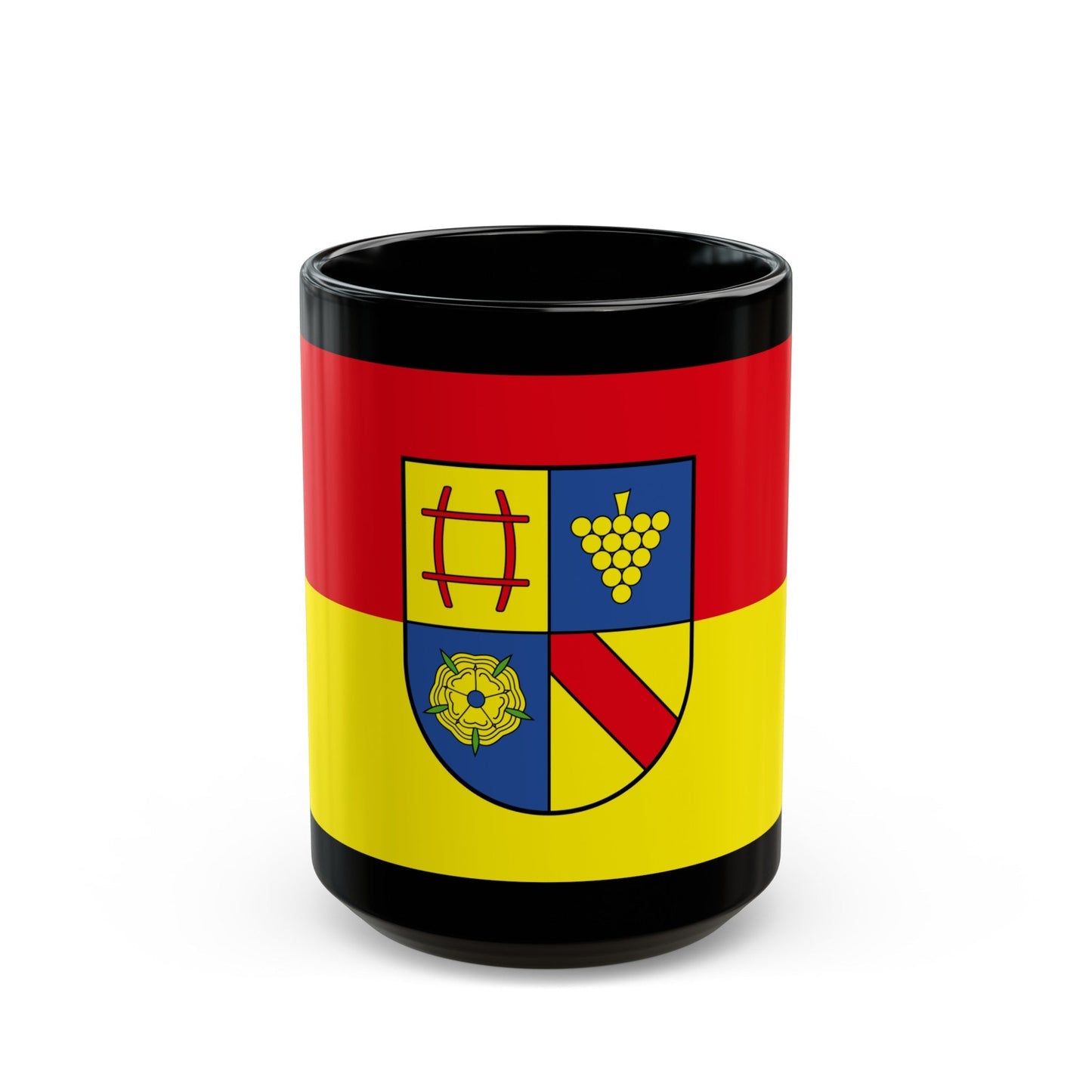 Flag of Rastatt Germany - Black Coffee Mug-15oz-The Sticker Space