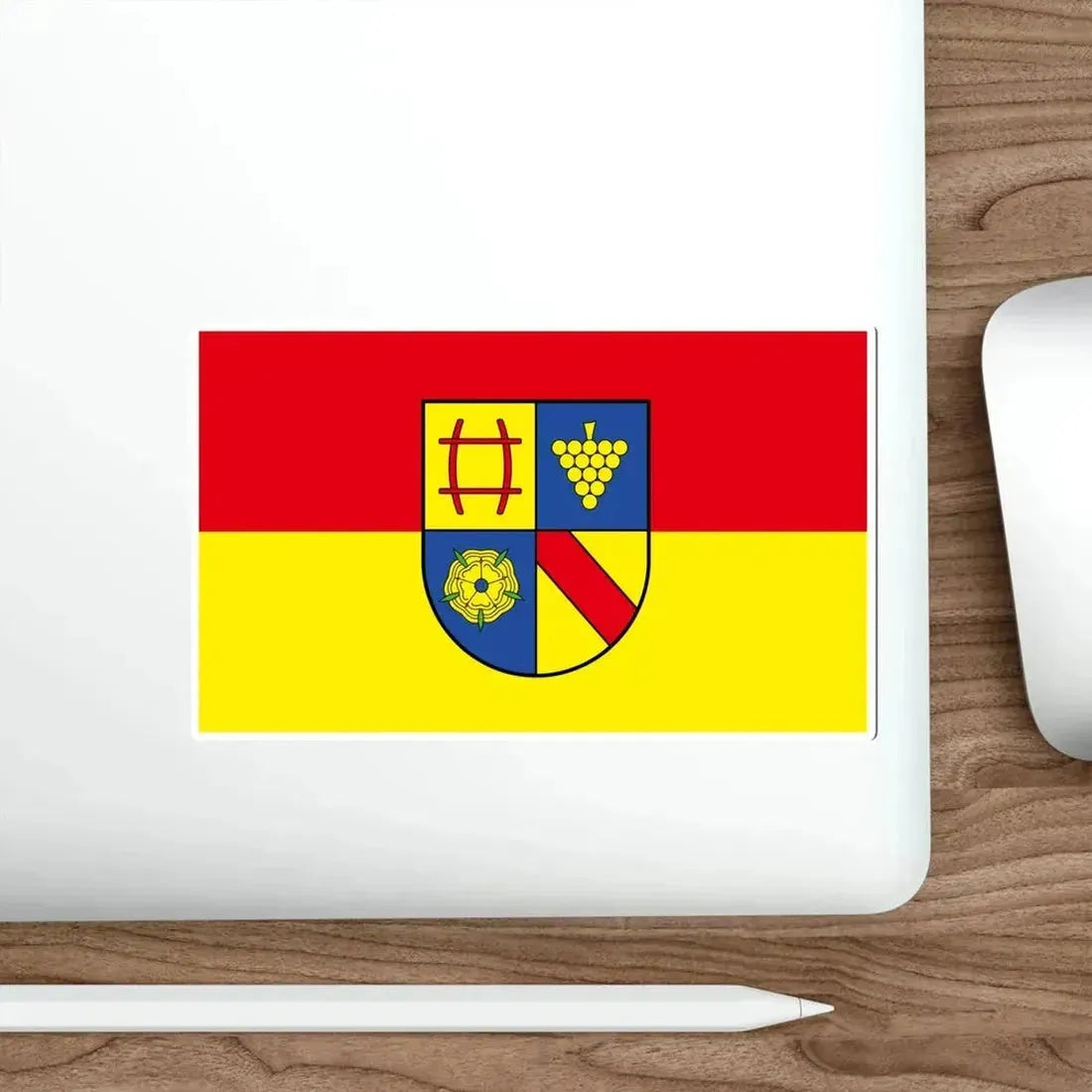 Flag of Rastatt Germany STICKER Vinyl Die-Cut Decal - The Sticker Space