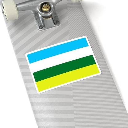 Flag of Rastriya Prajatantra Party (Nepal) STICKER Vinyl Kiss-Cut Decal - The Sticker Space