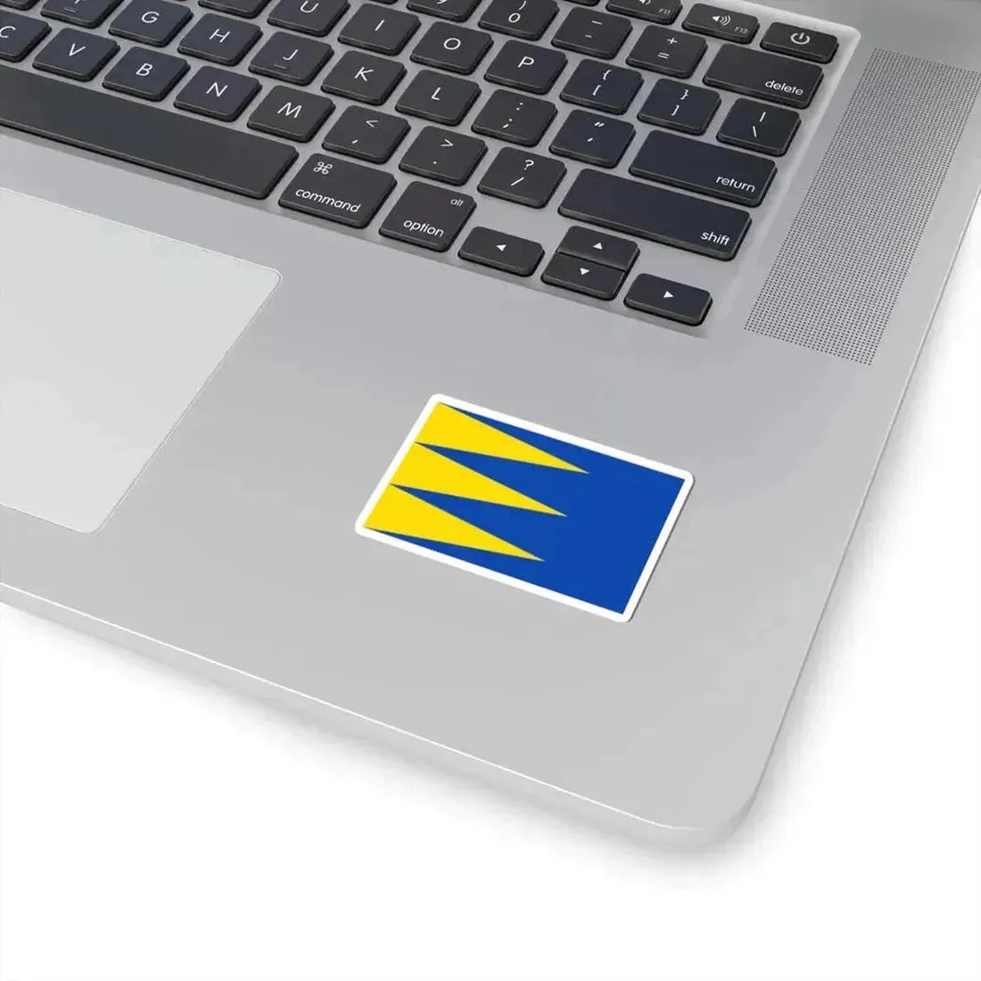 Flag of Ravels (Belgium) STICKER Vinyl Kiss-Cut Decal - The Sticker Space