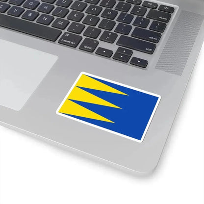 Flag of Ravels (Belgium) STICKER Vinyl Kiss-Cut Decal - The Sticker Space