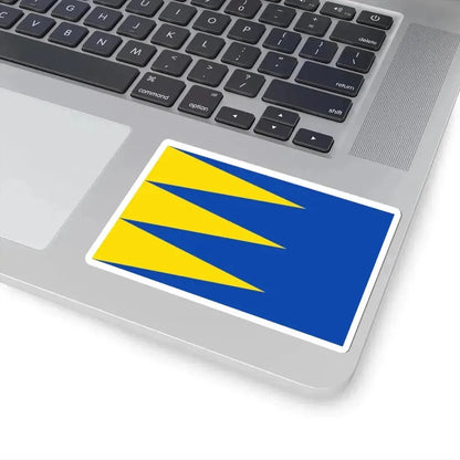 Flag of Ravels (Belgium) STICKER Vinyl Kiss-Cut Decal - The Sticker Space