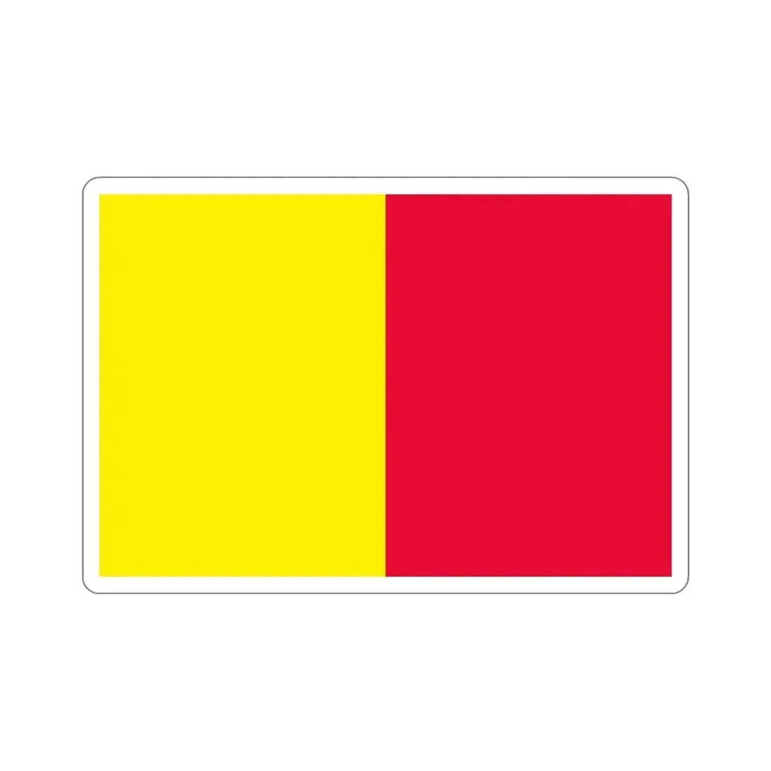 Flag of Ravenna Italy STICKER Vinyl Die-Cut Decal - The Sticker Space