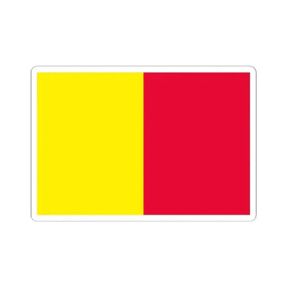 Flag of Ravenna Italy - STICKER Vinyl Kiss-Cut Decal 2 Inch White - The Sticker Space