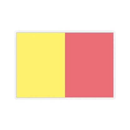 Flag of Ravenna Italy - STICKER Vinyl Kiss-Cut Decal 3 Inch Transparent - The Sticker Space