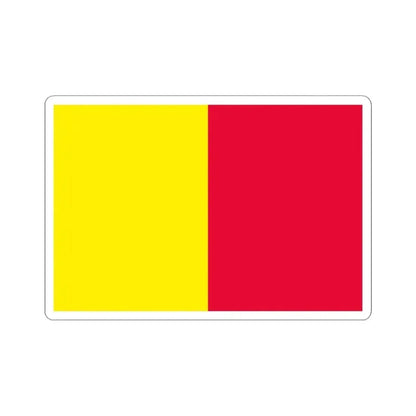 Flag of Ravenna Italy - STICKER Vinyl Kiss-Cut Decal 3 Inch White - The Sticker Space