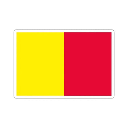 Flag of Ravenna Italy - STICKER Vinyl Kiss-Cut Decal 4 Inch White - The Sticker Space