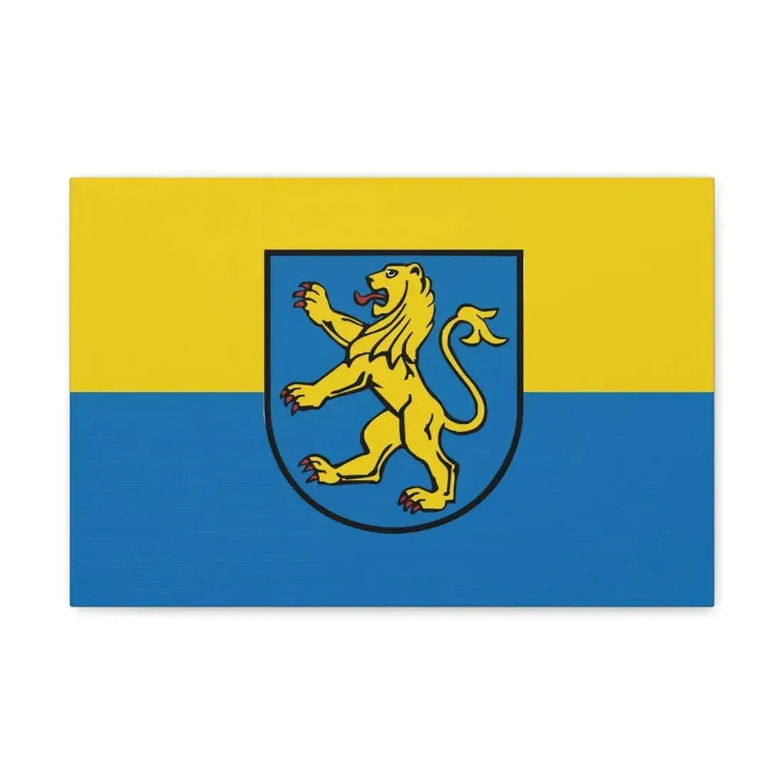 Flag of Ravensburg Germany - Canvas Wall Art 18″ x 12″ 1.25" - The Sticker Space