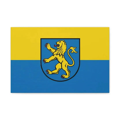 Flag of Ravensburg Germany - Canvas Wall Art 18″ x 12″ 1.25" - The Sticker Space