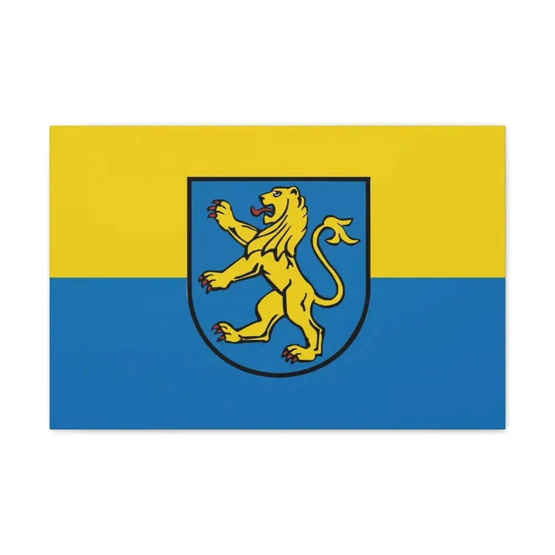 Flag of Ravensburg Germany - Canvas Wall Art 24″ x 16″ 1.25" - The Sticker Space