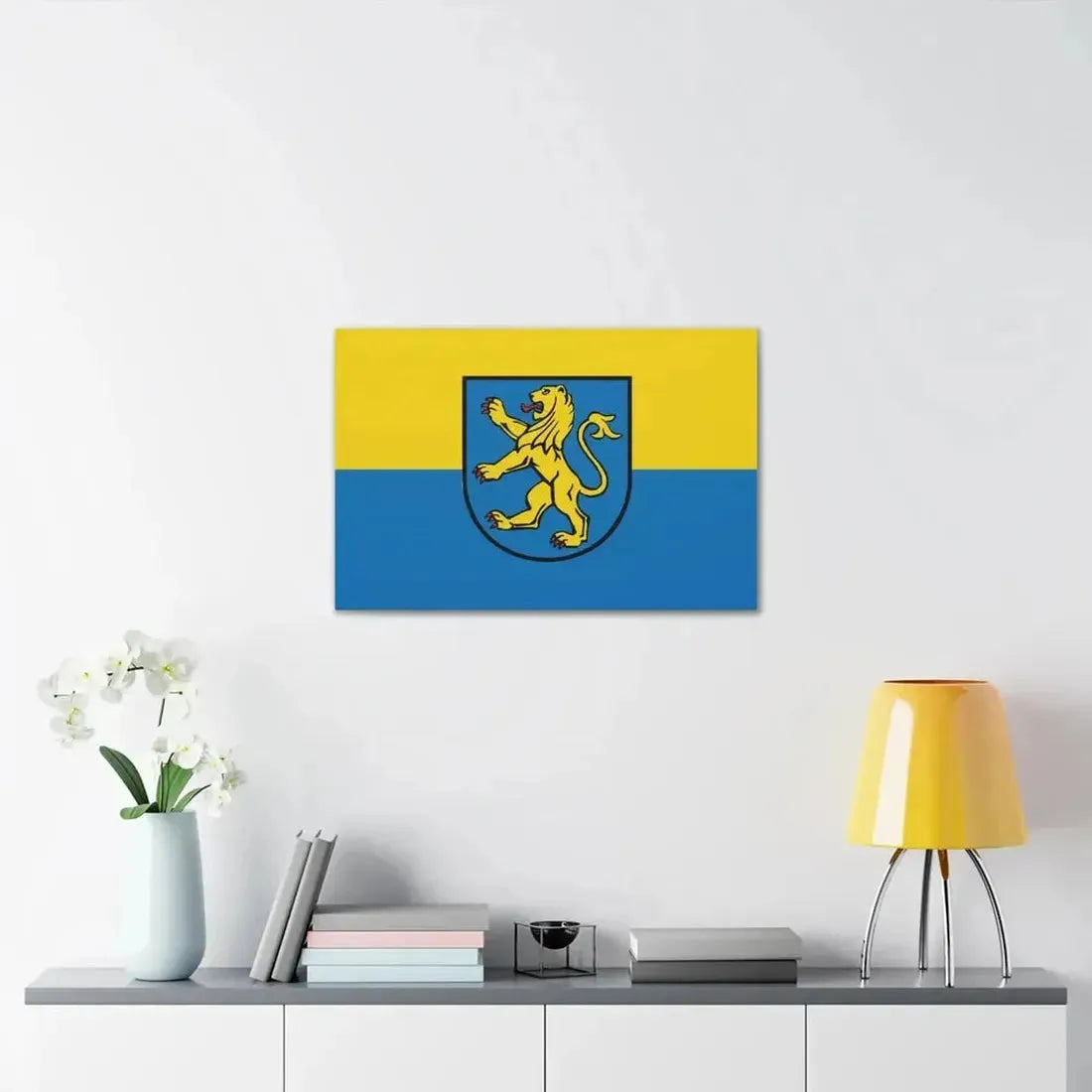 Flag of Ravensburg Germany - Canvas Wall Art - The Sticker Space