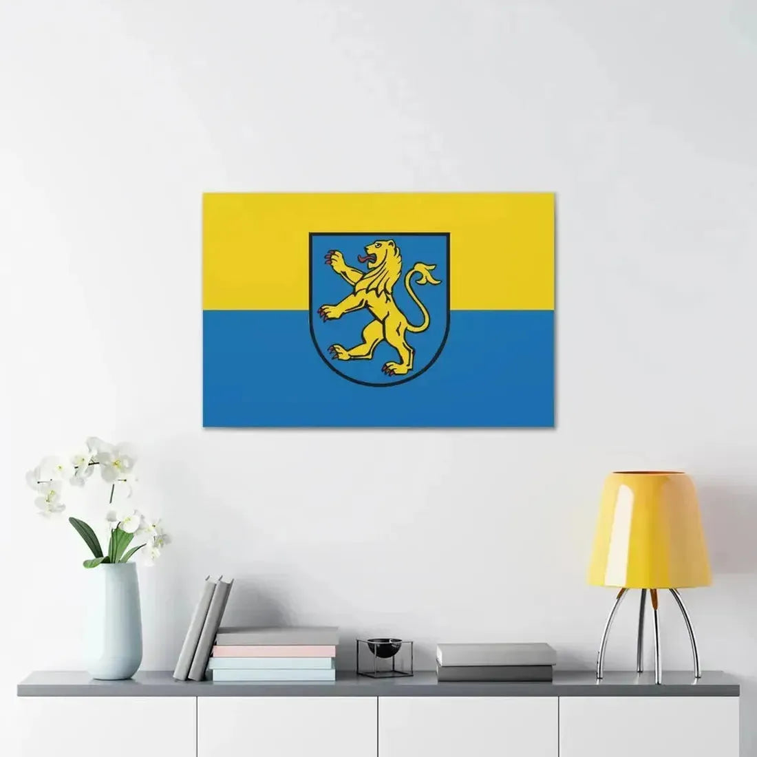 Flag of Ravensburg Germany - Canvas Wall Art - The Sticker Space